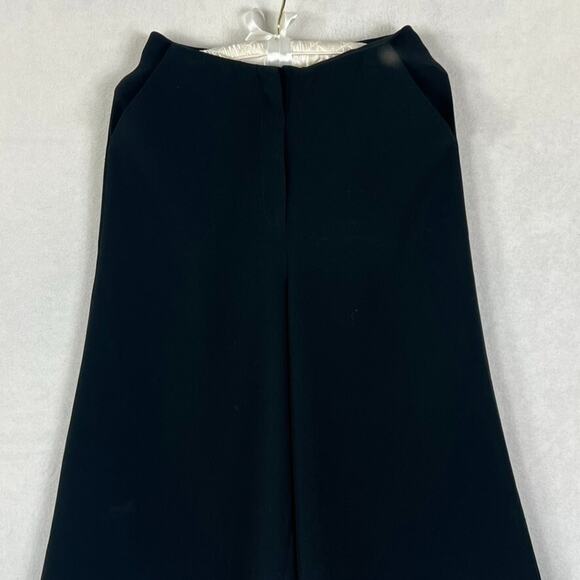 Elizabeth and James Culotte Pants Women's Size 2 Black Polyester Blend Wide Leg - Picture 3 of 16